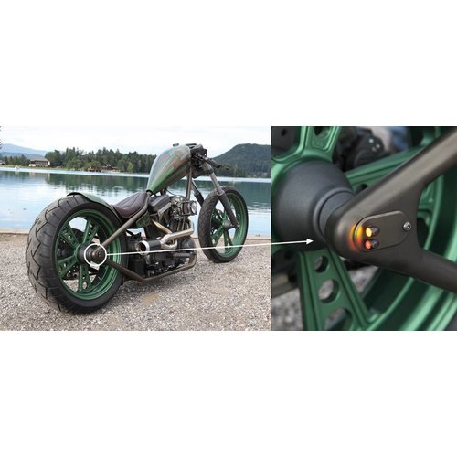 Kellermann Bullet Atto RB hinten- / Bremsleuchte chrom