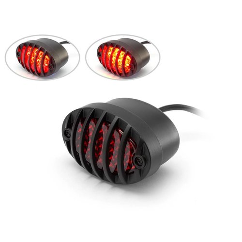Classic Metal Oval Led Rear Light