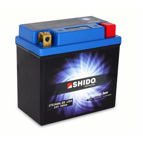 Shido YTX14-BS Batterie lithium-ion