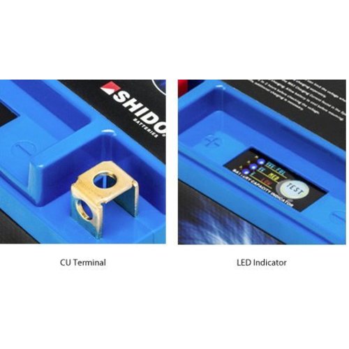 Shido YTX14AHL-BS Batterie lithium-ion 240CCA