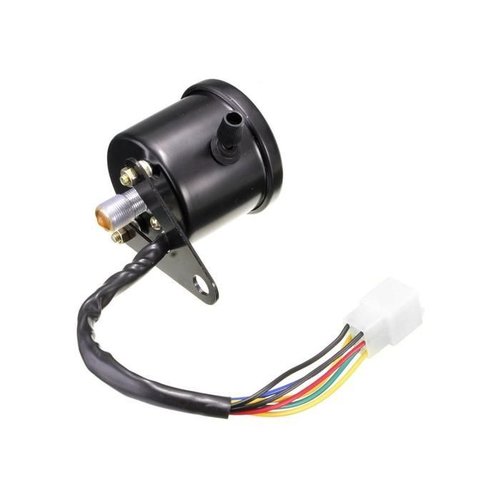 MCU Black Speedometer with 3 Function Lights
