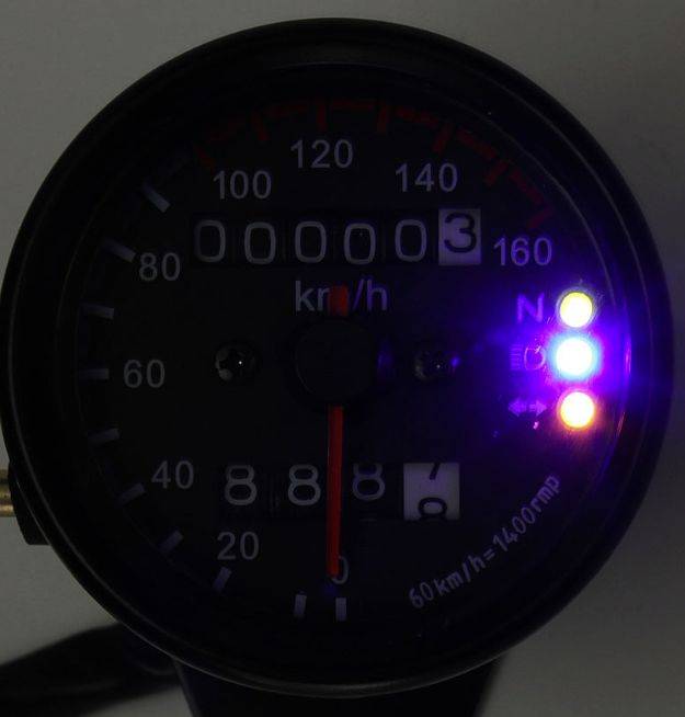 Contagiri Digitale - 4 Contagiri LED Digitali RPM Speed ​​Meter +