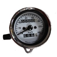 Tachometer 140 km/h 1,4 Chrom + Tageskilometerzähler