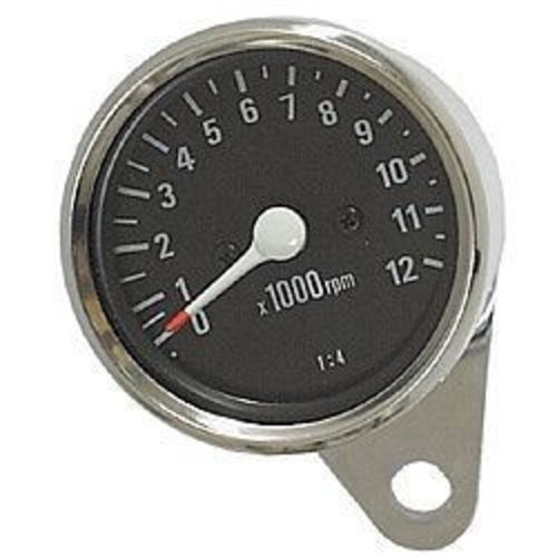 MCU 1:4 Tachometer 12K Black/Chrome