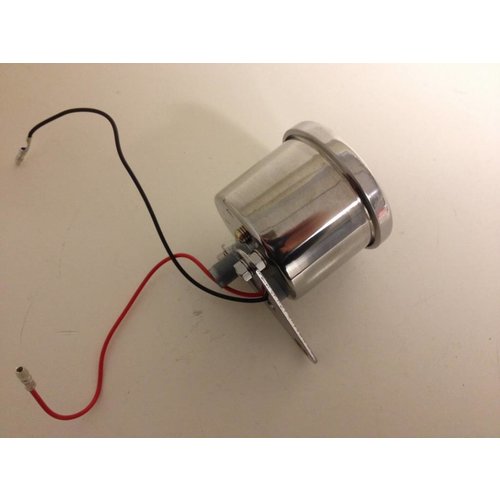 MCU 1:4 Tachometer 12K Black/Chrome