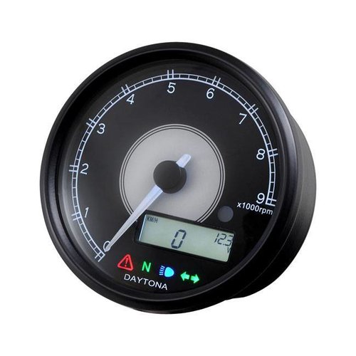 Daytona 80MM Velona Speedo/Tachometer 9,000 RPM