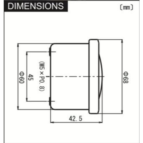 Daytona 60MM Velona Dretzhalmesser 9000 RPM