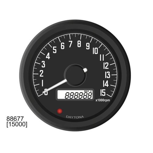 Daytona Velona 60MM Tachometer 15,000RPM - type 2