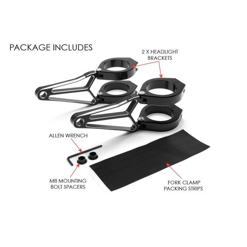 Supports de phare avant deluxe "Razor"