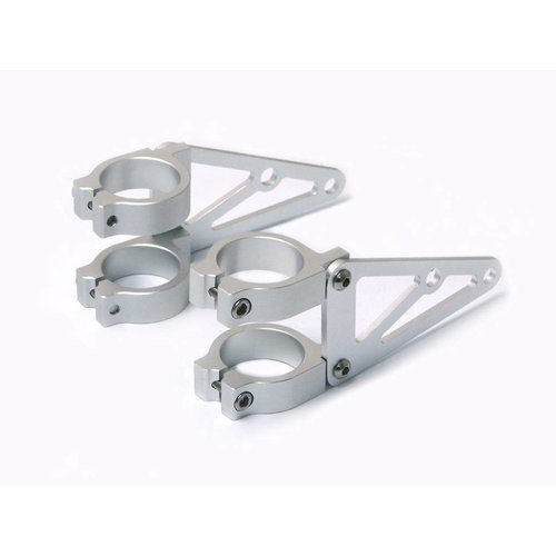 Luxuri√∂se Scheinwerfer Brackets "Silver"