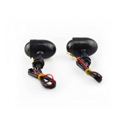 Set Bullet Mini Schwarz & Smoke Blinker