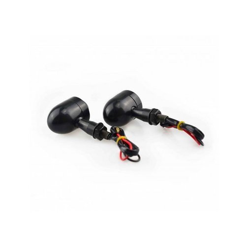 Set Bullet Mini Schwarz & Smoke Blinker