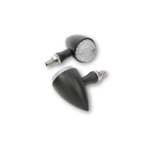 Highsider Power LED-indicator in een zwarte aluminium behuizing, E-keur.