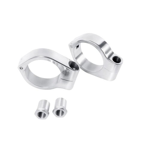 Motone Umwickeln Gabel-Indikatoren Blinklocht Halteklammern - Paar - 41mm - Polished