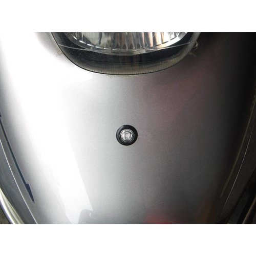 Mini clignotants ronds à LED ambrées 12 V