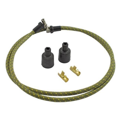 Lowbrow Customs Braided Spark Plug Cable 7MM GREEN