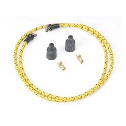 Braided Spark Plug Cable 7MM YELLOW