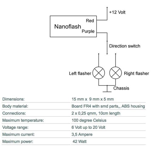 Axel Joost Elektronik Nanoflash Indicator Relay