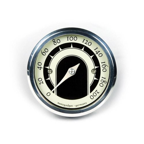 Motogadget 49MM Analog-Tacho Speedo MST Speedster -Poliert