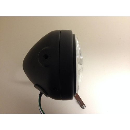 5,75" Thick Zwart Chopper Koplamp