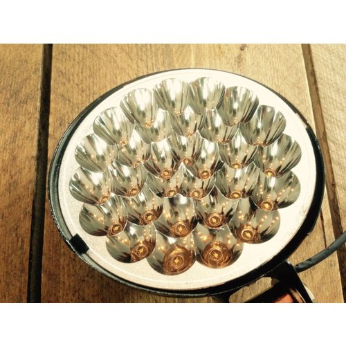 MCU 5" Oldskool  Koplamp Black & Yellow