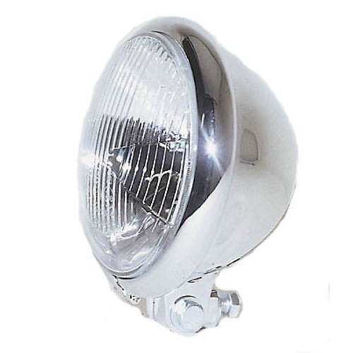 Shin Yo 5,75'' Chopper Koplamp Chroom, H4, E-Mark