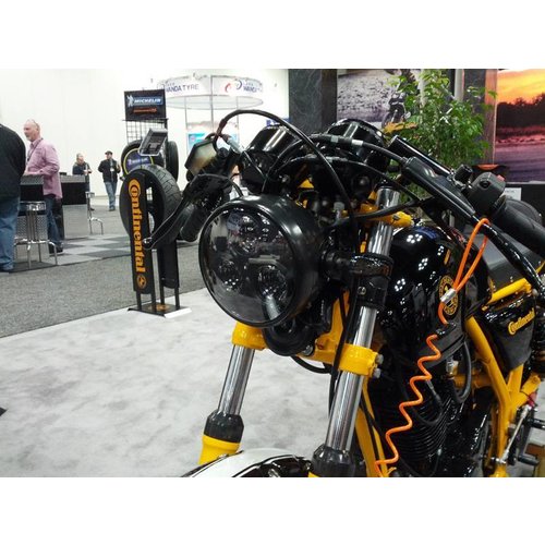 6 "Cyclops Headlight Light Matt Black