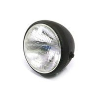 7.5" Chopper Koplamp Mat Zwart Extra Groot