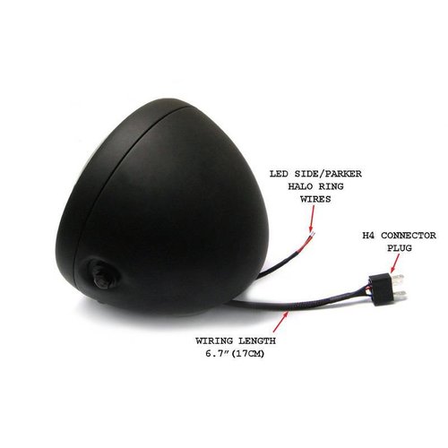 7" Projector & Halo Chopper Headlight Premium
