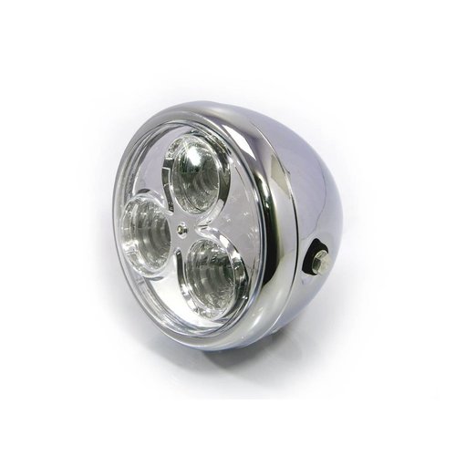 6.75 "Chrome Projector Chopper Headlight