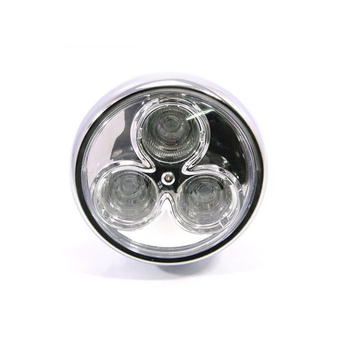 6.75 "Chrome Projector Chopper Headlight