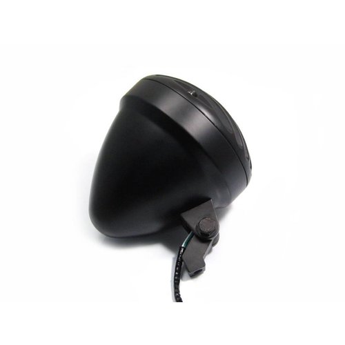 6" Prison Headlight Bottom Mount Black