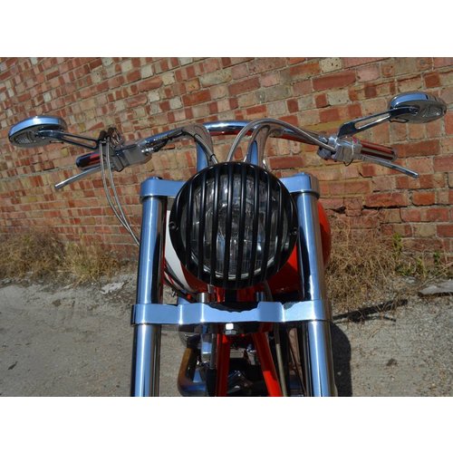 6" Prison Koplamp Bottom Mount Zwart