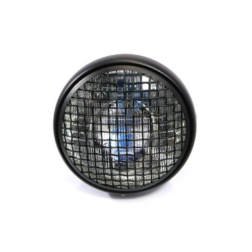 7" Scrambler Koplamp Mat Zwart Extra Groot