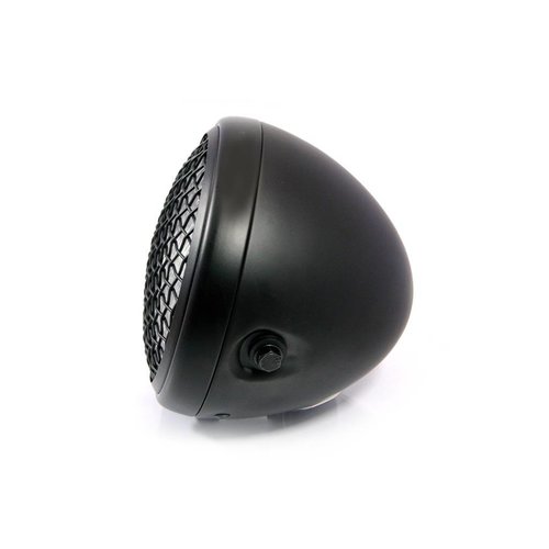 7" Scrambler Koplamp Mat Zwart Extra Groot