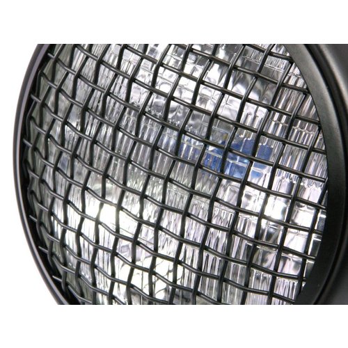 7" Scrambler Koplamp Mat Zwart Extra Groot