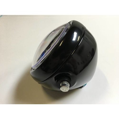 6.75 "Cyclops Headlight Gloss Black