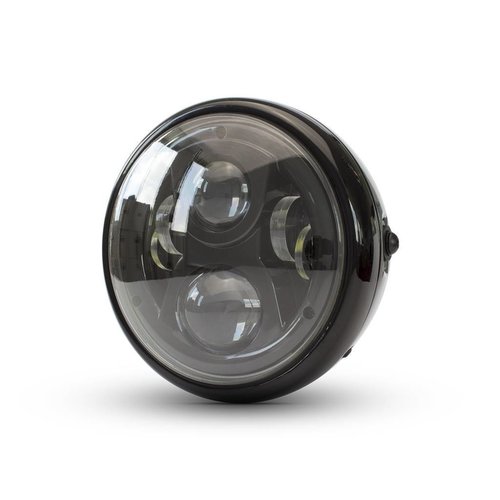 7 "Modern Multi LED Scheinwerfer - Schwarz