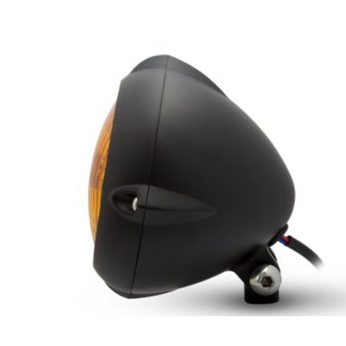 Feu avant vintage à montage inférieur 5,5" - noir/jaune