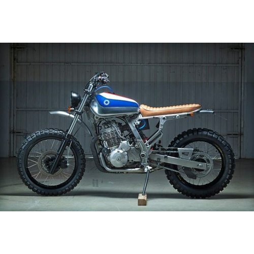 MCU 105 x 380mm 17/18" Scrambler Spatbord - Zwart