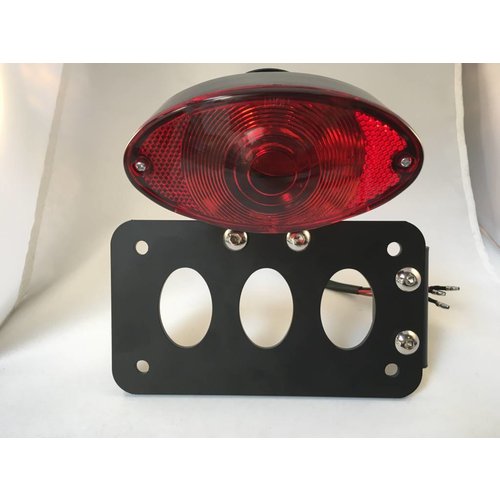 MCU Support de plaque noir + éclairage ovale