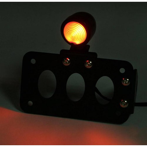 MCU Sidemount + Verlichting Type Bullet Black