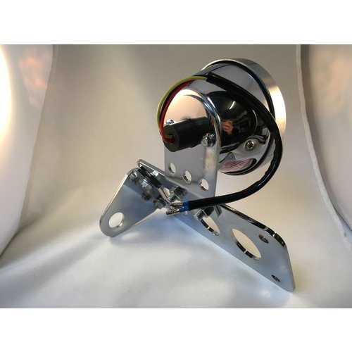 MCU Sidemount + Verlichting Type Steampunk Chrome