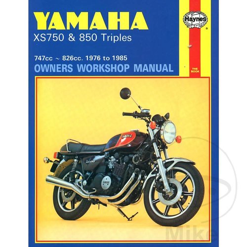 Haynes Repair Manual YAMAHA XS750 & 850 TRIPLES 1976 - 1985