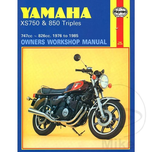 Haynes Werkplaatshandboek YAMAHA XS750 & 850 TRIPLES 1976 - 1985