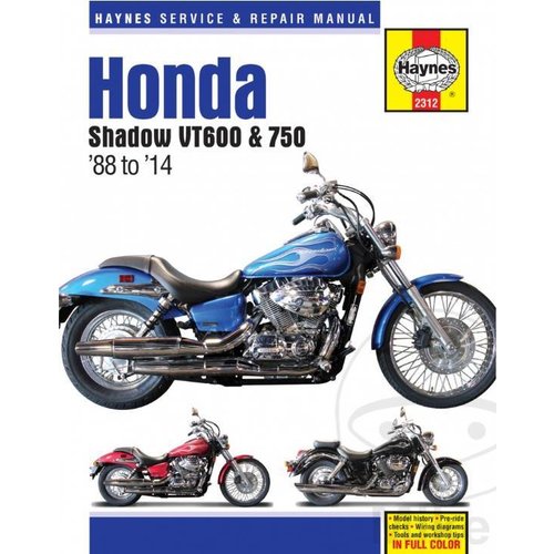 Haynes Werkplaatshandboek HONDA Shadow VT600 & 750 88-14