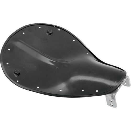 Drag Specialties Small seat base solo with hinge black 6"