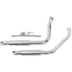 1-3 / 4" Slash-cut Auspuff 70-84 FL mit Elektro-Startsystem