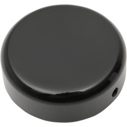 Cache à visser pour té de fourche - Noir brillant
