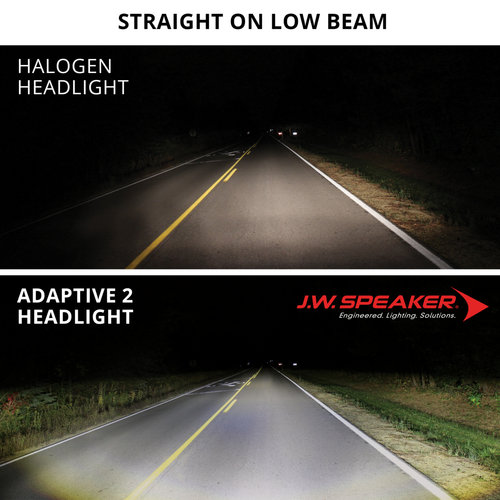 J.W. Speaker 7 "LED Adaptive Headlight Modell 2 8790 schwarz